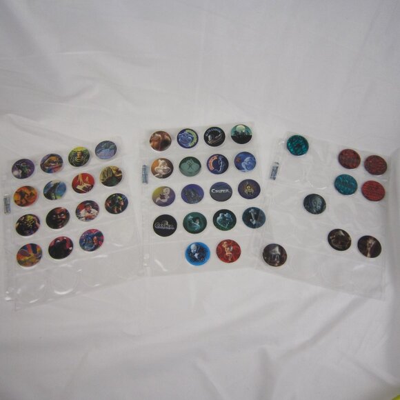 Vintage 1995 Pogs - Lot of 15 Goosebumps Pogs & 27 Casper Pogs - Used - Mixed - Picture 1 of 12